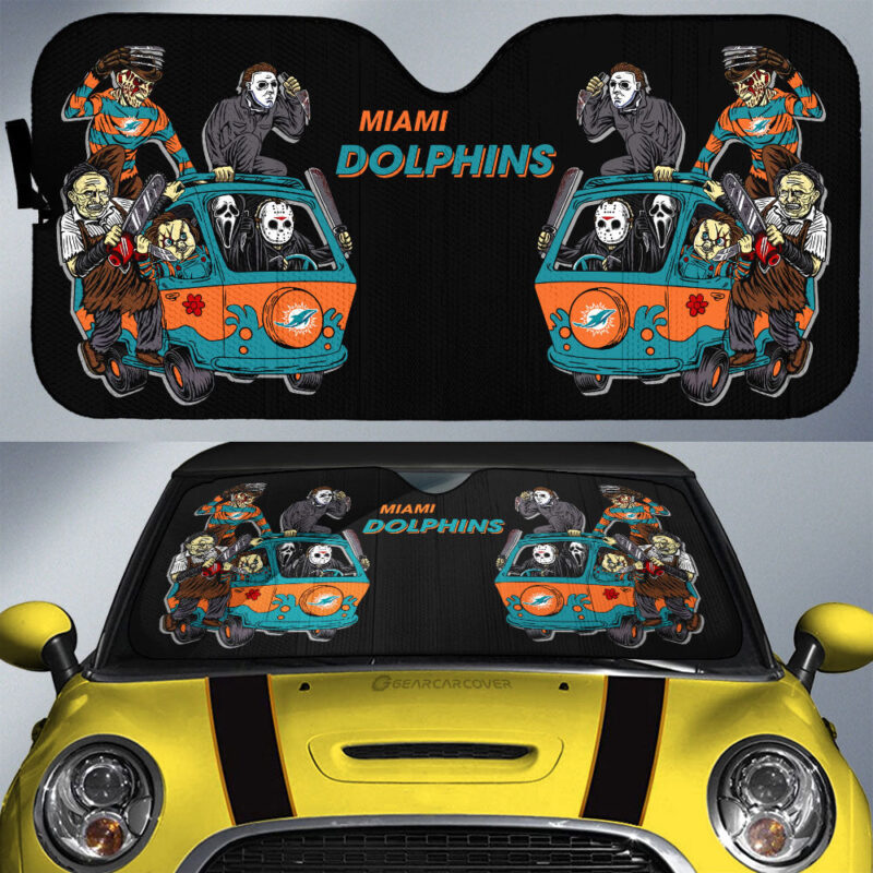 Miami Dolphins Car Sunshade Custom Car Accessories