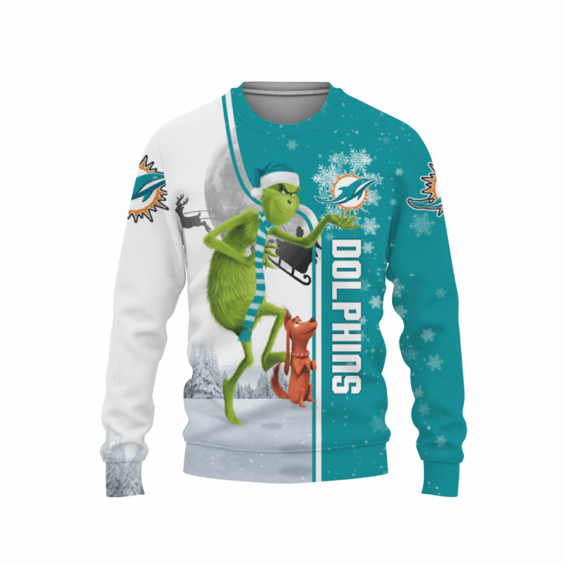Miami Dolphins Christmas Sweatshirt