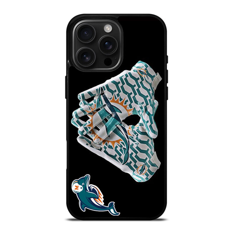 MIAMI DOLPHINS FOOTBALL iPhone 16 Pro Max Case Cover