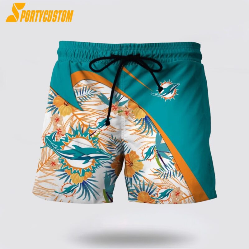 Miami Dolphins Mens Nfl Beach Board Shorts Experience Comfort and Style with Your Favorite Team