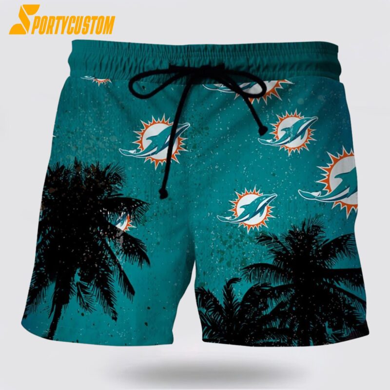 Miami Dolphins Mens Nfl Beach Board Shorts For Awesome Fans