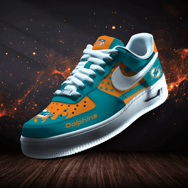 Miami Dolphins | New Collection Trending Air Force 1 Personalized - Gift Nest World