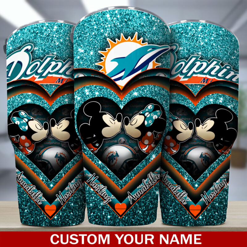 Miami Dolphins NFL-Custom Tumbler For Couples This Valentine TU31334