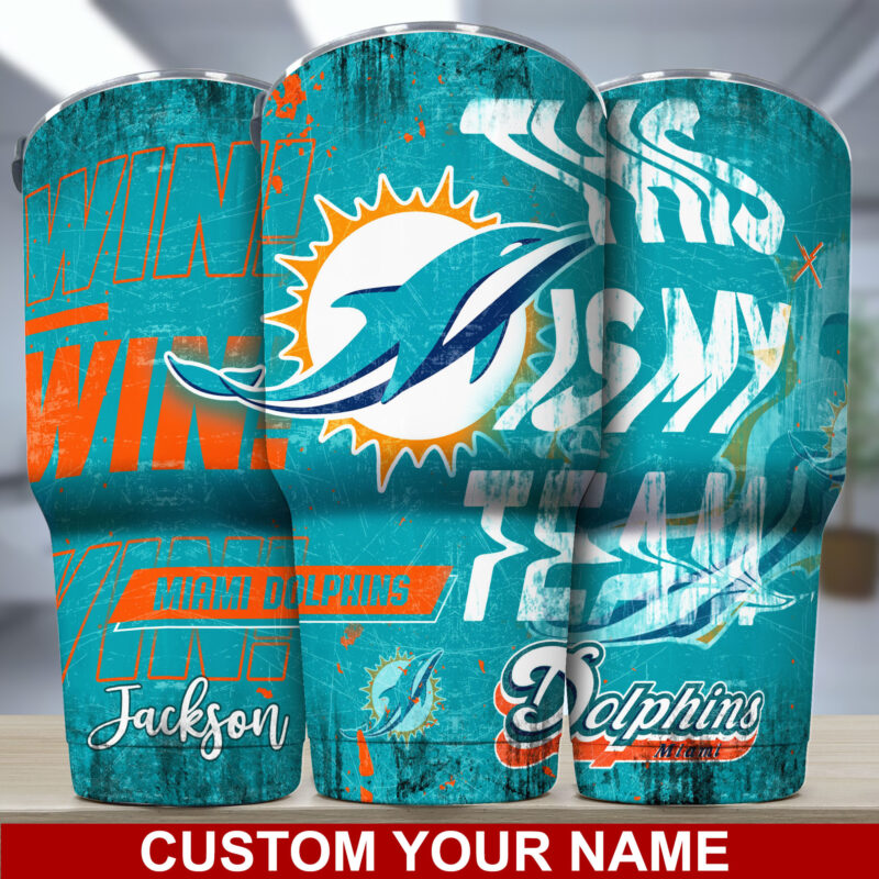 Miami Dolphins NFL-Custom Tumbler For Sports Enthusiast This Season NA31090