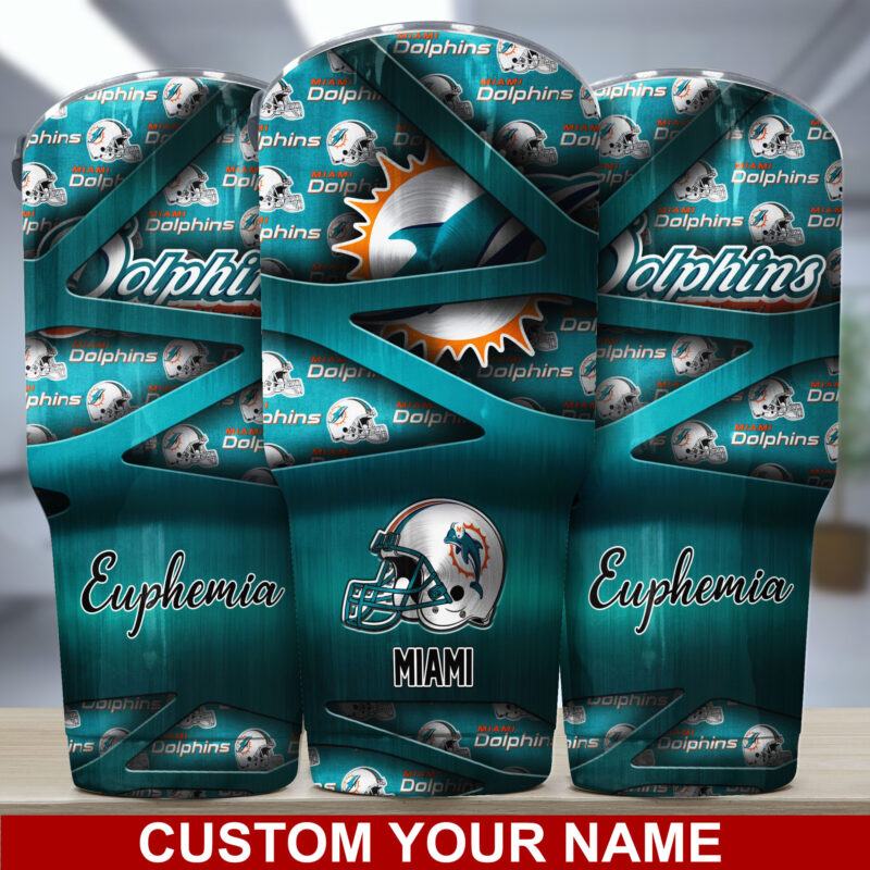 Miami Dolphins NFL-Custom Tumbler For This Sport Season TU30419