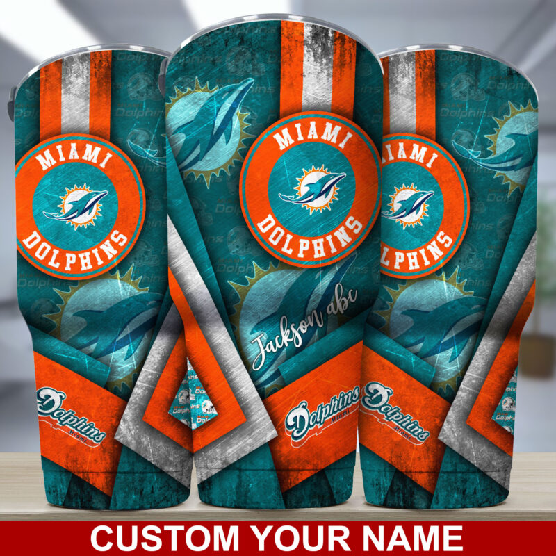 Miami Dolphins NFL-Custom Tumbler For This Sports Season NA30620