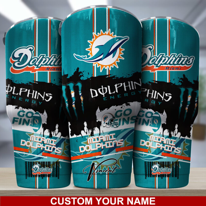 Miami Dolphins NFL-Custom Tumbler For Your Family Members And Friends TD31067
