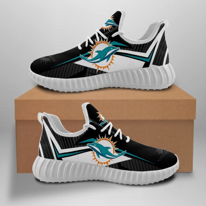 Miami Dolphins Sneakers Customize Yeezy Shoes for women/men