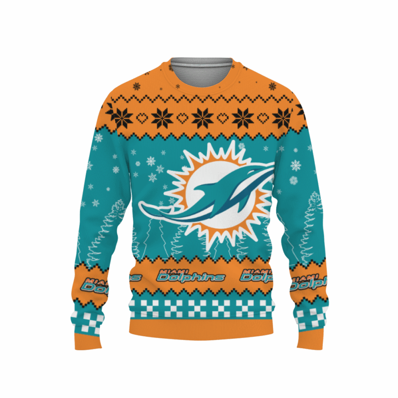 Miami Dolphins Sweatshirt Christmas