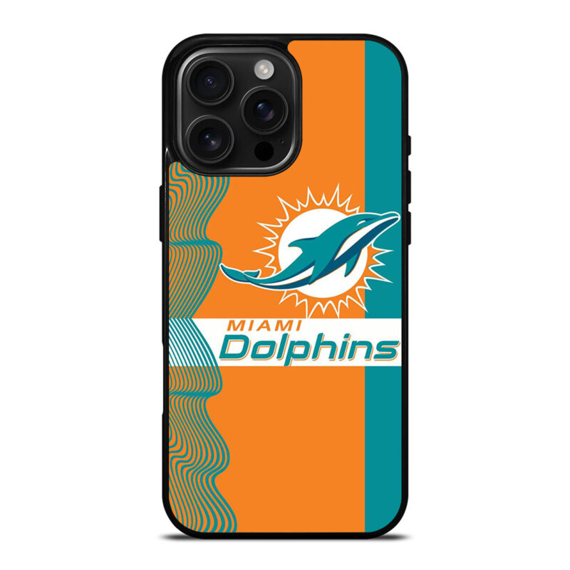 MIAMI DOLPHINS WALPPAPER NFL iPhone 16 Pro Max Case Cover