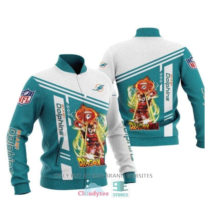NFL Dragon Ball Super Super Heroes Miami Dolphins Jacket