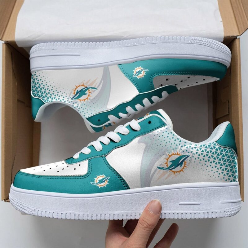 NFL Miami Dolphins Air Force 1 Sneakers APAF22610001