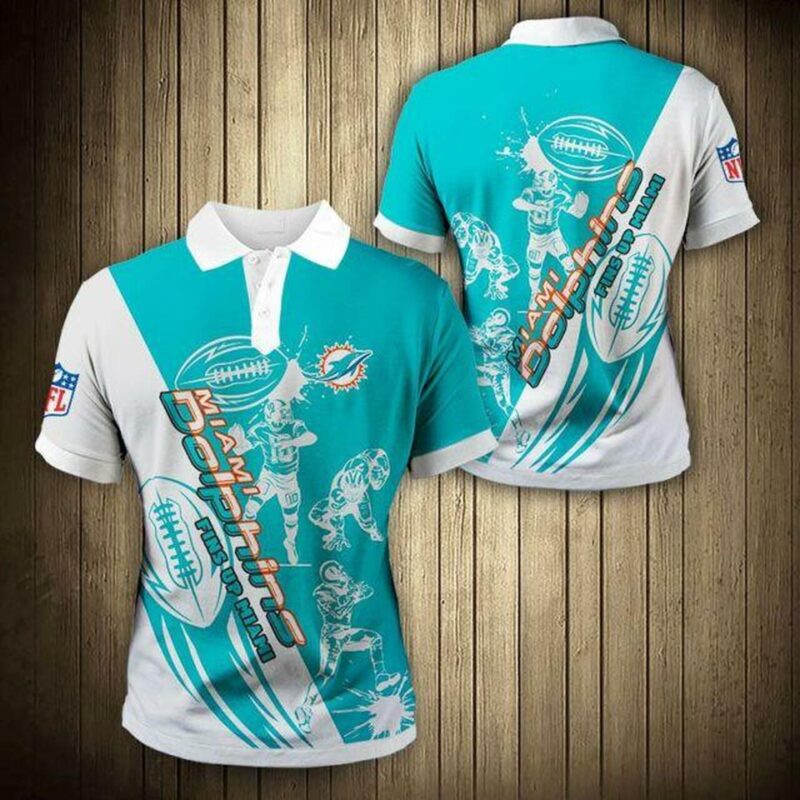 NFL Miami Dolphins Polo Shirt V10