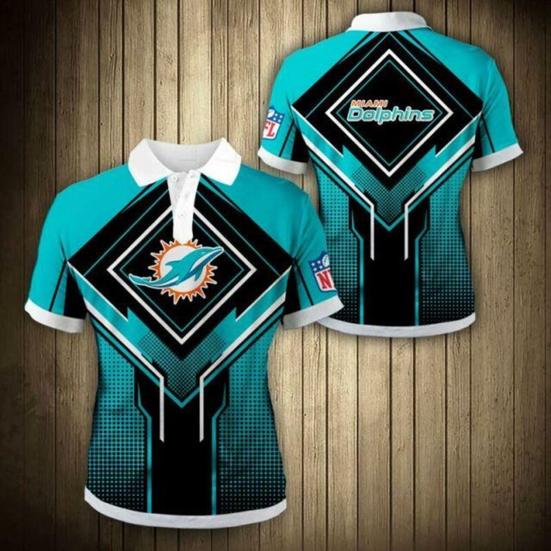 NFL Miami Dolphins Polo Shirt V14