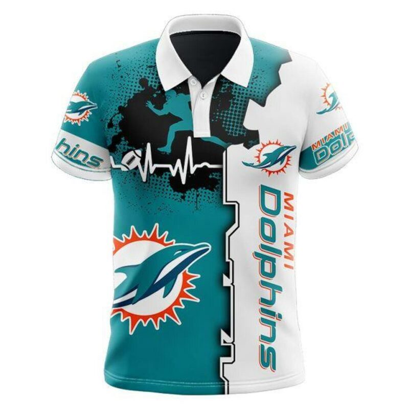 NFL Miami Dolphins Polo Shirt V16