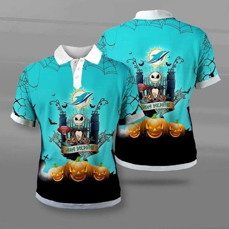 NFL Miami Dolphins Polo Shirt V7