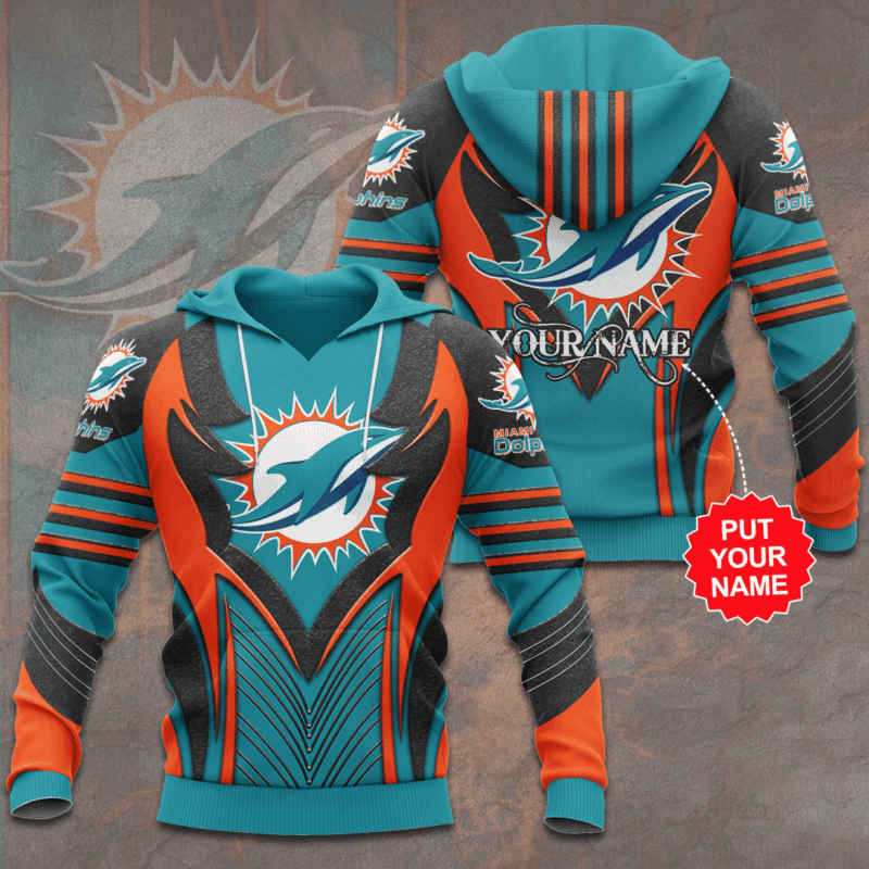 Personalized Miami Dolphins 3D Hoodie