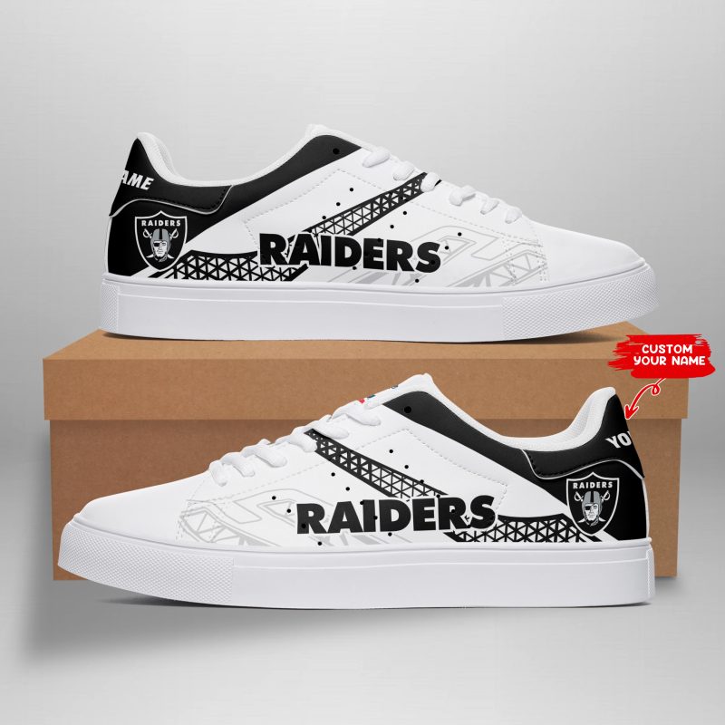 Arcticfootwear Las Vegas Raiders Skate Stan Shoes Sneakes For Men And Women