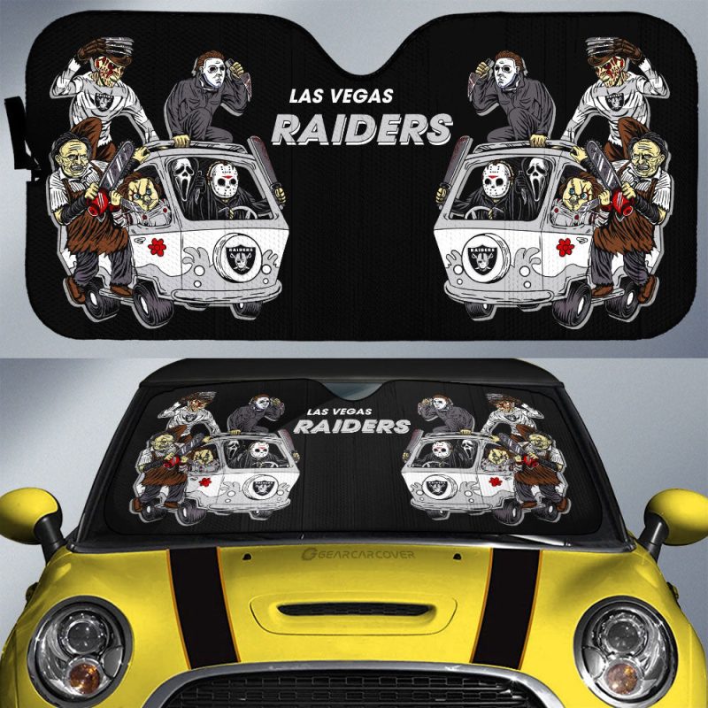 Las Vegas Raiders Car Sunshade Custom Car Accessories