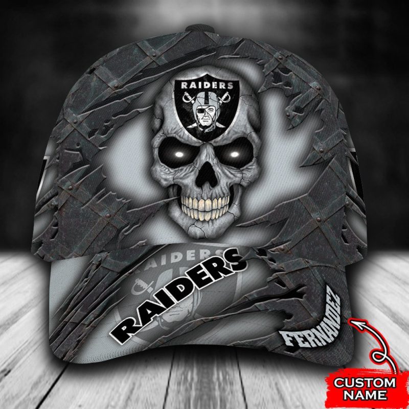 Las Vegas Raiders NFL CAP PERSONALIZED SKULL - Raidersfanworld.com