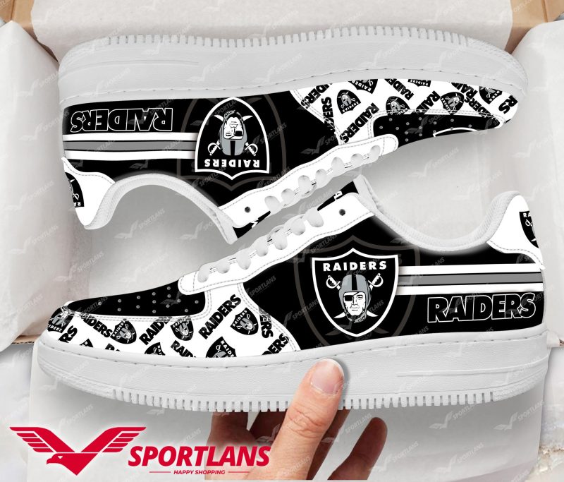 Las Vegas Raiders NFL Personalized Air Force 1 Shoes