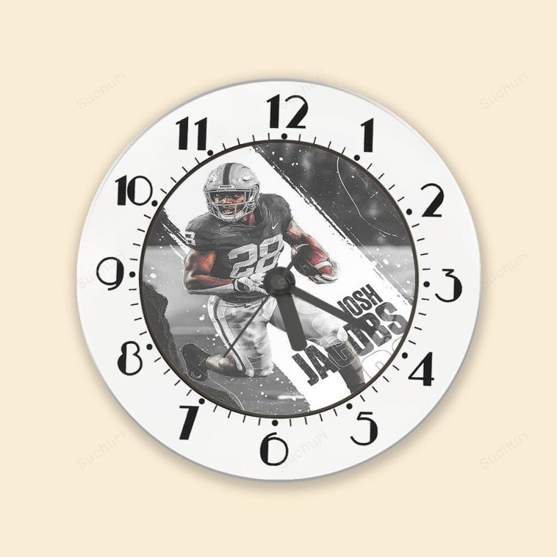 Las Vegas Raiders Tom Brady 12 v3 Alarm Clock