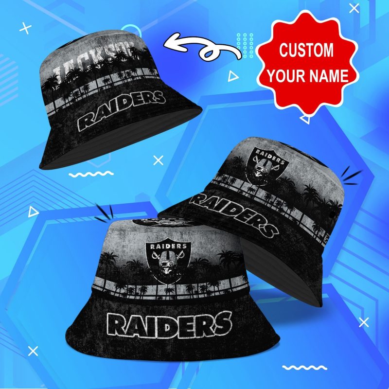 Oakland Raiders NFL Bucket Hat Personalized BH1178120 - Raidersfanworld.com