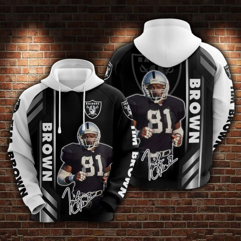 Tim Brown - Las Vegas Raiders Limited Hoodie 841 - Raidersfanworld.com