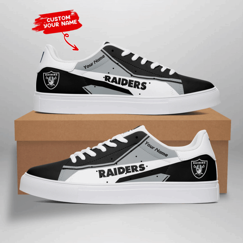 Arcticfootwear Las Vegas Raiders Skate Stan Shoes Sneakes For Men And Women