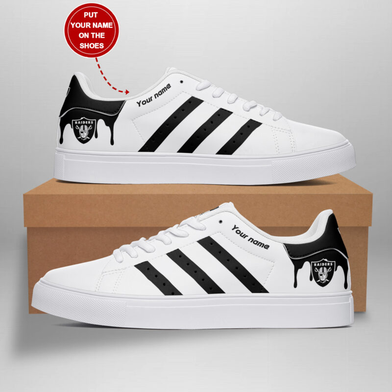 Arcticfootwear Las Vegas Raiders Skate Stan Shoes Sneakes For Men And Women
