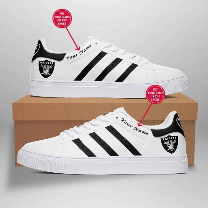 Arcticfootwear Las Vegas Raiders Skate Stan Shoes Sneakes For Men And Women