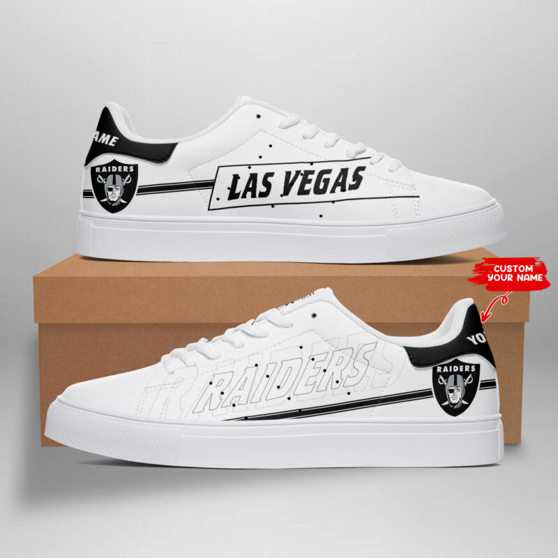 Arcticfootwear Las Vegas Raiders Skate Stan Shoes Sneakes For Men And Women