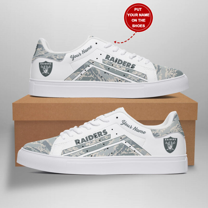 Arcticfootwear Las Vegas Raiders Skate Stan Shoes Sneakes For Men And Women