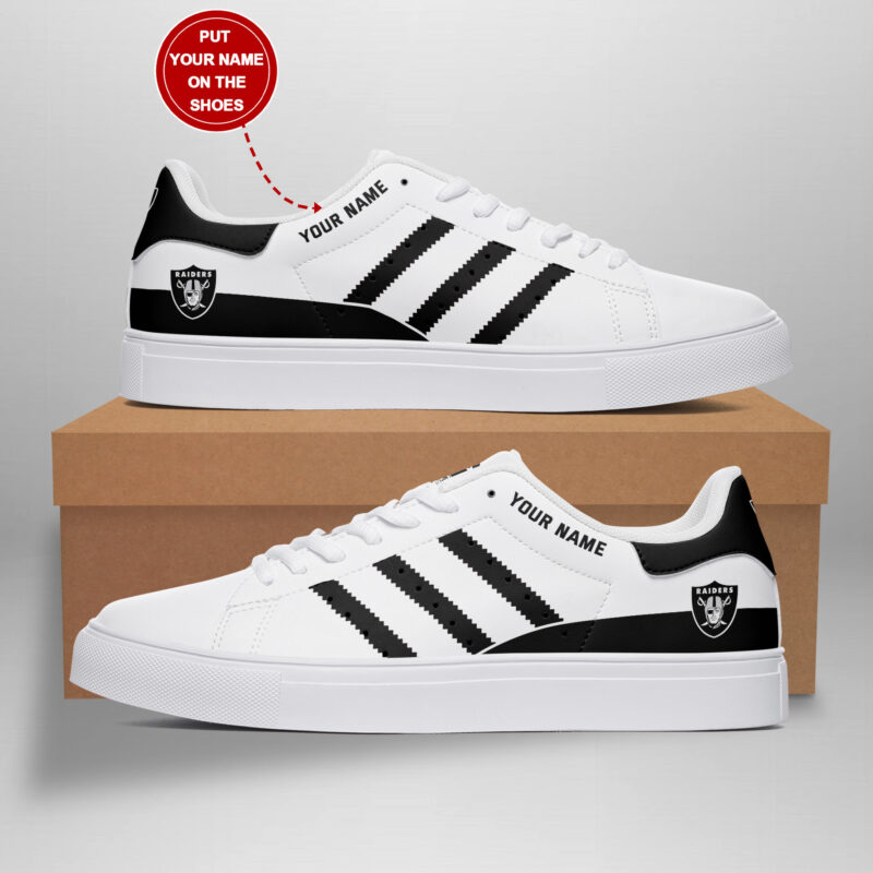 Arcticfootwear Las Vegas Raiders Skate Stan Shoes Sneakes For Men And Women