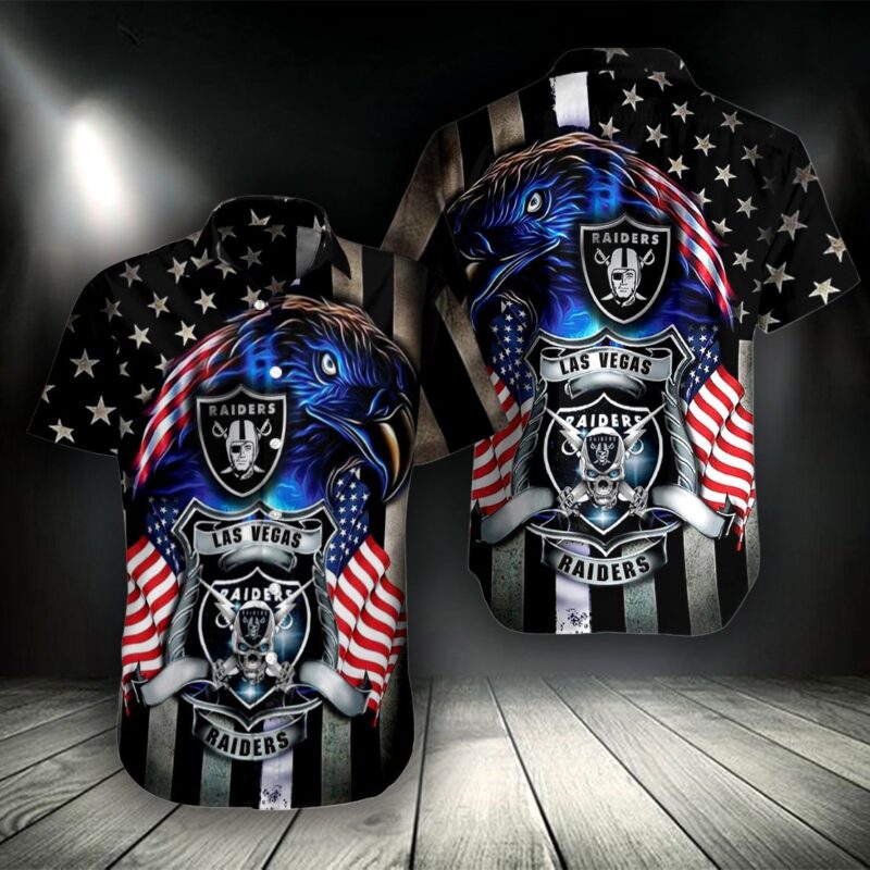 Custom Las Vegas Raiders Button Shirt New Style