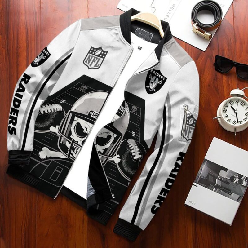 Las Vegas Raiders Bomber Jacket 774 - Raidersfanworld.com