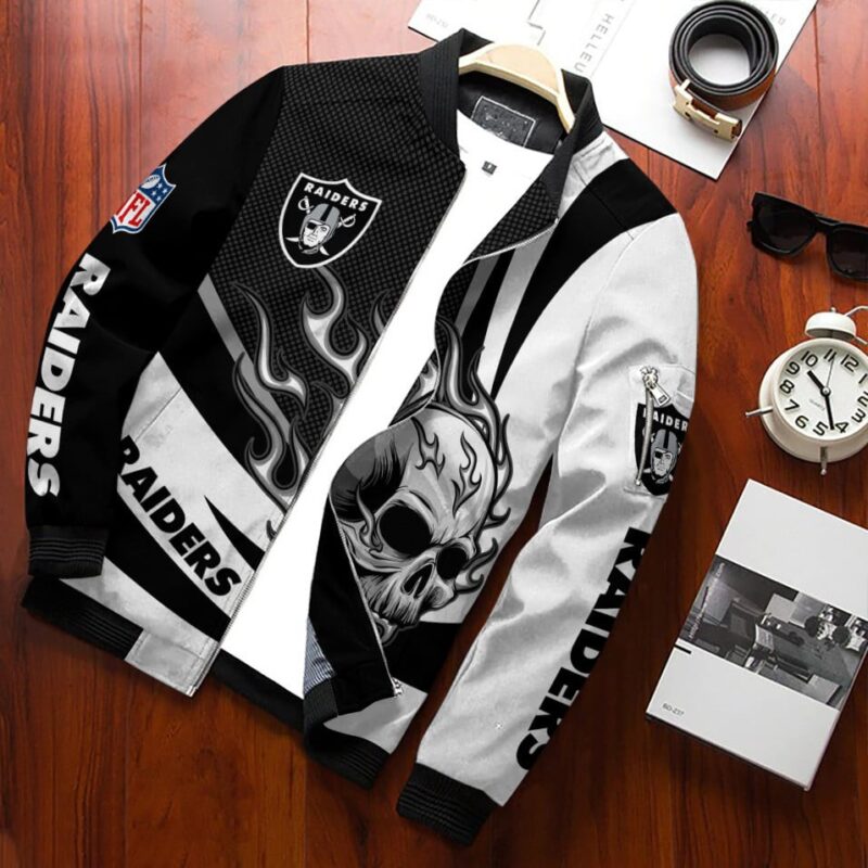 Las Vegas Raiders Bomber Jacket 793 - Raidersfanworld.com