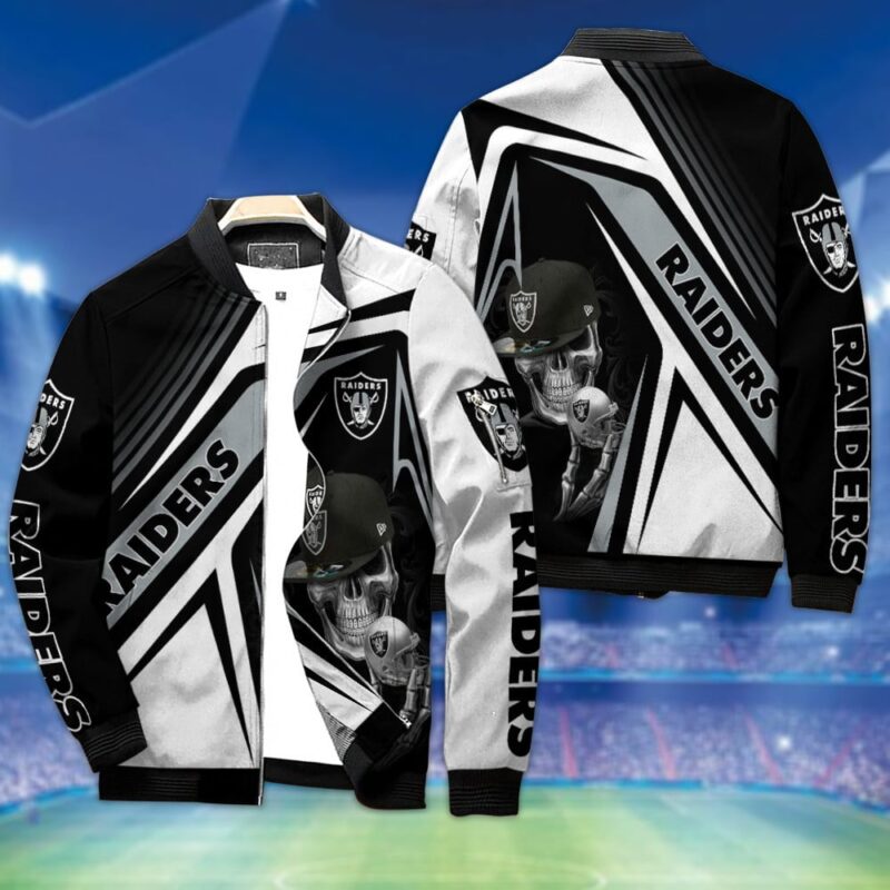 Las Vegas Raiders Bomber Jacket BG159 - Raidersfanworld.com
