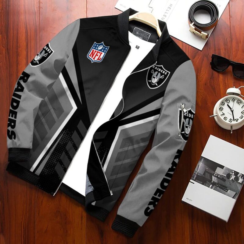 Las Vegas Raiders Bomber Jacket BG26 - Raidersfanworld.com
