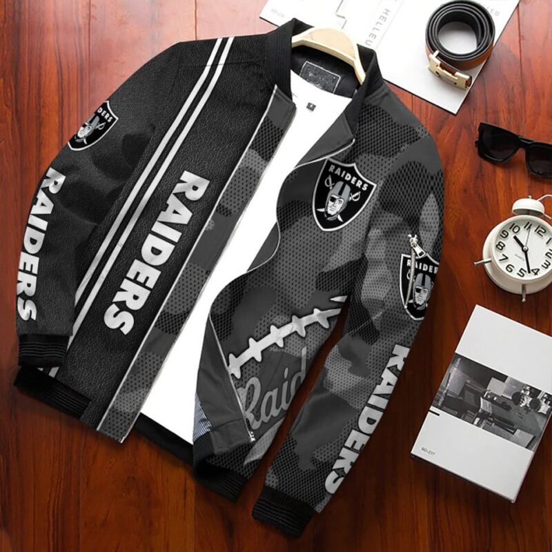 Las Vegas Raiders Bomber Jacket BG271 - Raidersfanworld.com