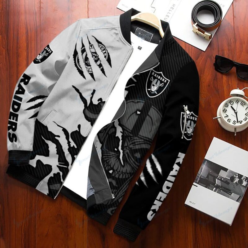 Las Vegas Raiders Bomber Jacket BG284 - Raidersfanworld.com