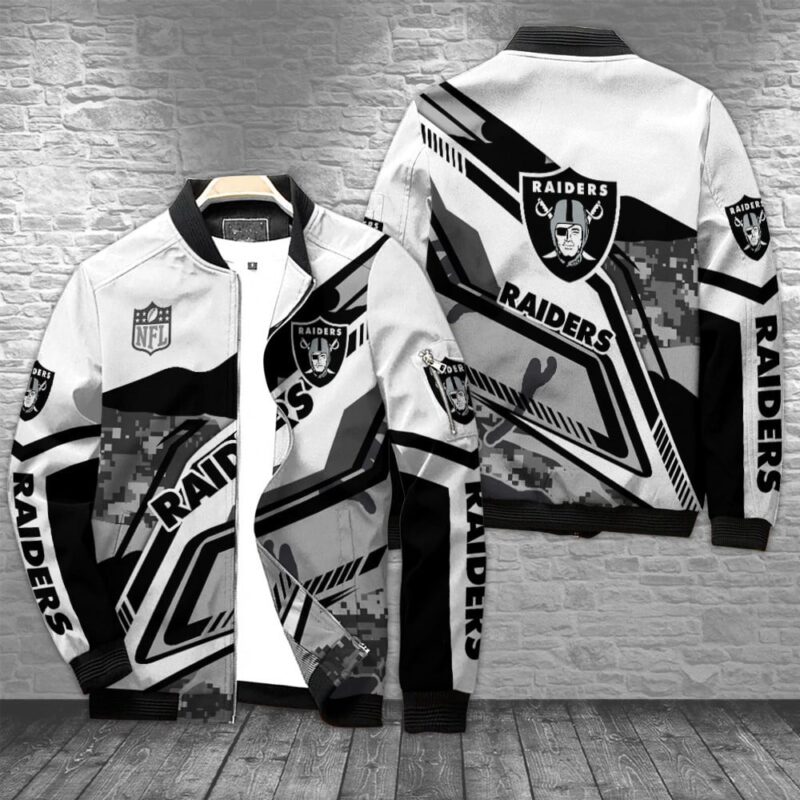 Las Vegas Raiders Bomber Jacket BG510 - Raidersfanworld.com