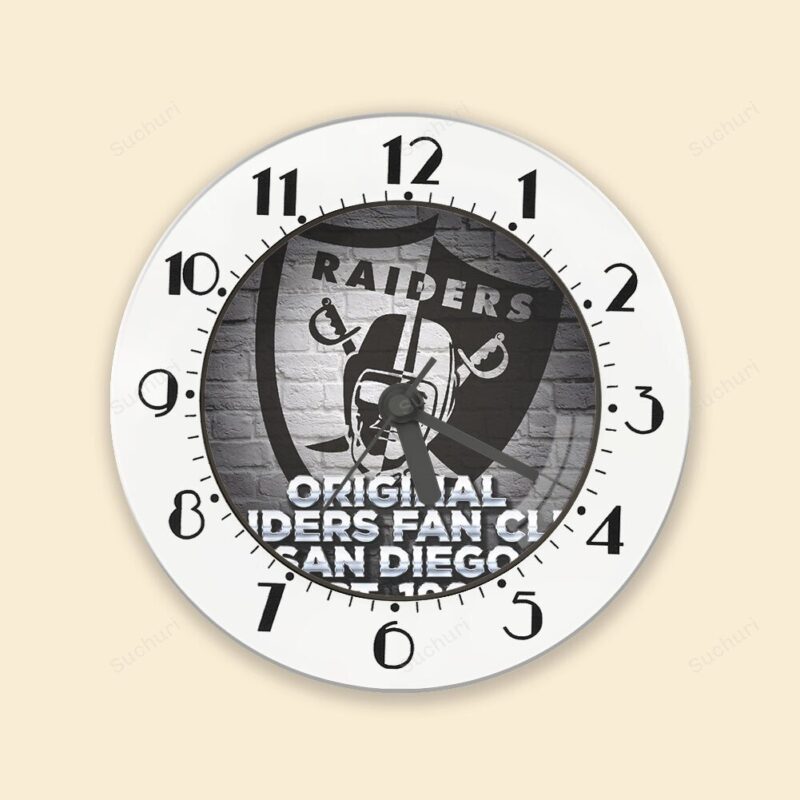 Las Vegas Raiders Fan Est 1983 Alarm Clock