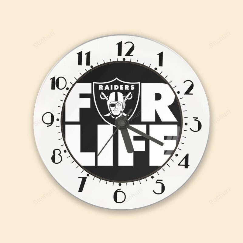 Las Vegas Raiders For Life Alarm Clock