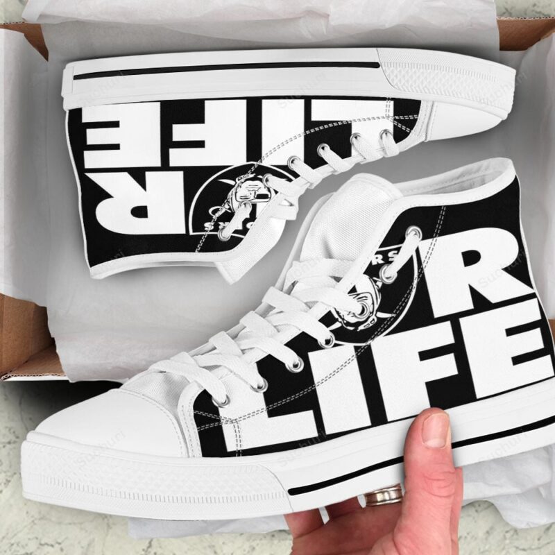 Las Vegas Raiders For Life High Top Shoes