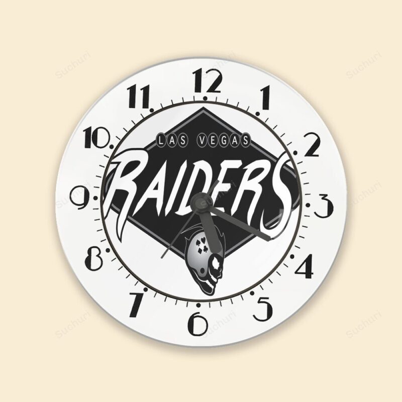 Las Vegas Raiders Logo Art1 Alarm Clock