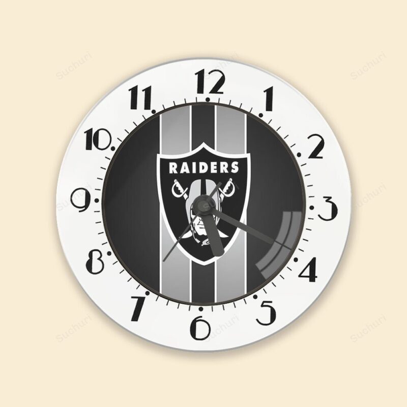 Las Vegas Raiders Logo Art23 Alarm Clock