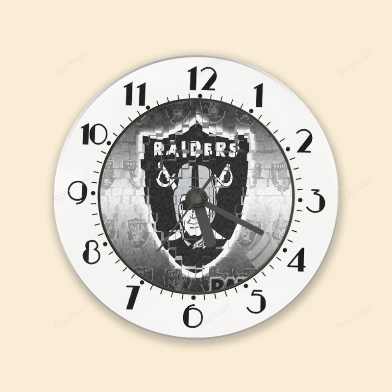 Las Vegas Raiders Logo Art25 Alarm Clock