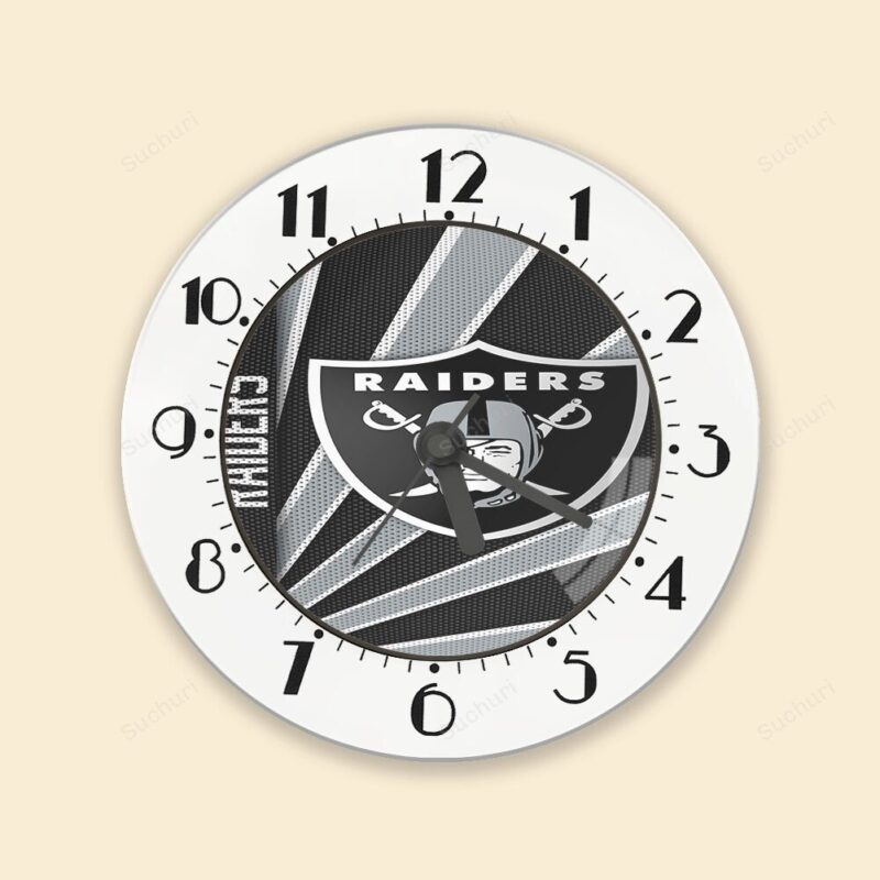 Las Vegas Raiders Logo Art3 Alarm Clock