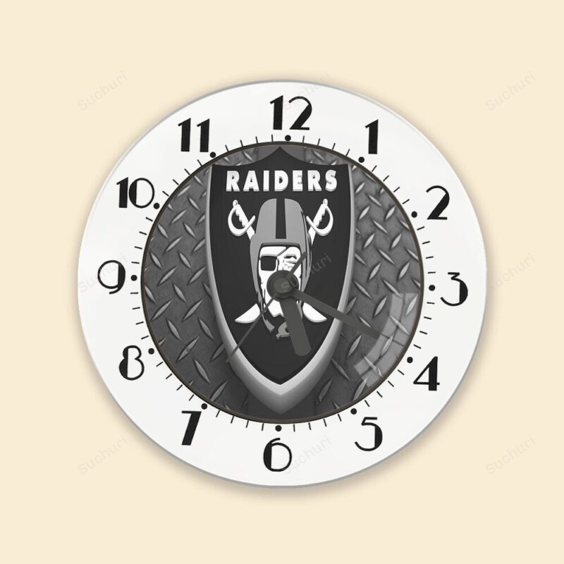 Las Vegas Raiders Logo Art7 Alarm Clock